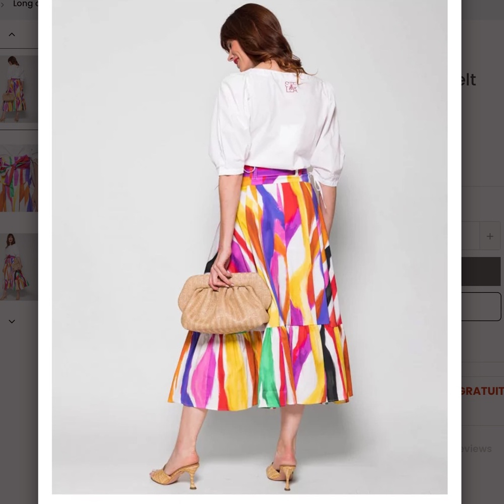 Stella Jean Multicolor Maxi Skirt - Picture 2 of 7
